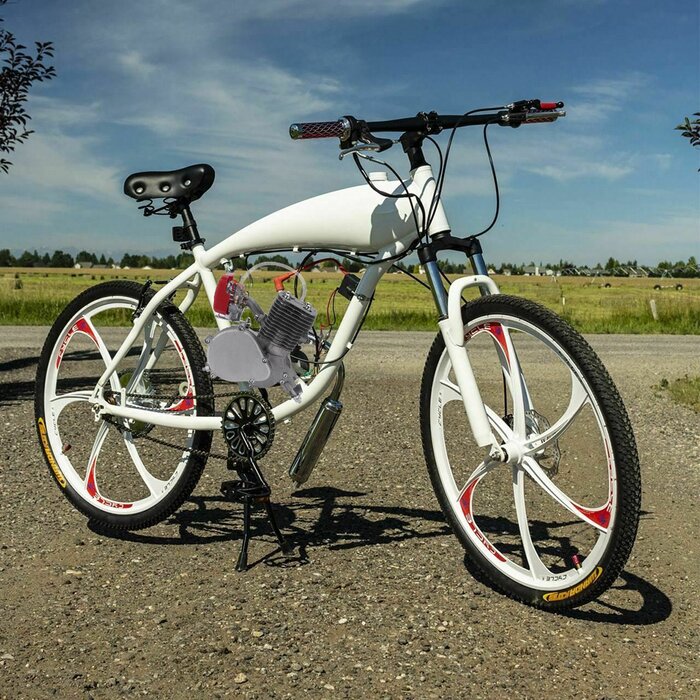 CHUNBIEGSR INC Full 100CC Bike Bicycle Motorized Stroke Petrol Gas